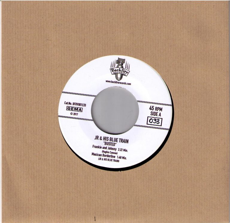 JR & His Blue Train “Busted” EP – Backfire V001 limited