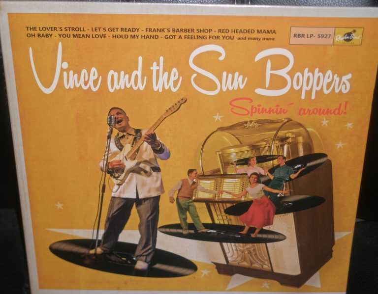 Vince And The Sun Boppers Spinnin’ Around Ten Inch
