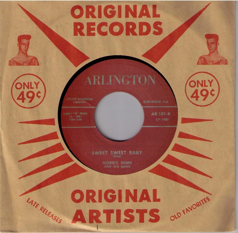 Norris Mims: Sweet sweet baby Arlington 101 Single