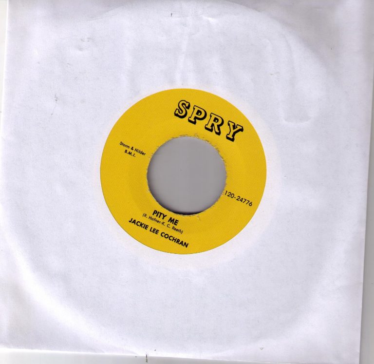 I Wanna See You Jackie Lee Cochran Single Spry 120