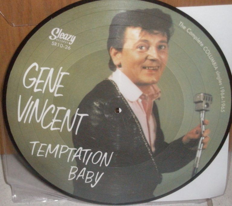 Gene Vincent; Temptation Baby; Picture LP