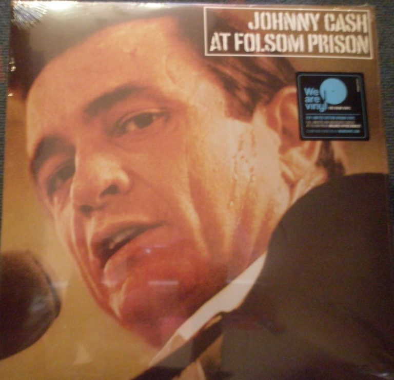 Johnny Cash; At Folsom Prison (complete);  2 LP limited brown Vinyl