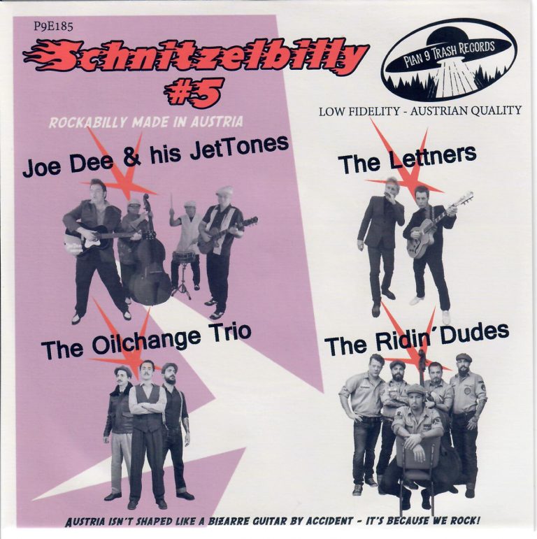 VA; Schnitzelbilly #5; Joe Dee & His JetTones; The Oilchange Trio; The Lettners; The Ridin’ Dudes; Single colored wax