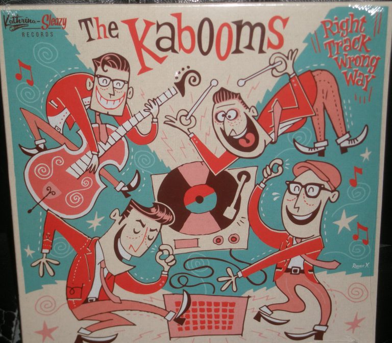 The Kabooms; Right Track Wrong Way; 10″ LP