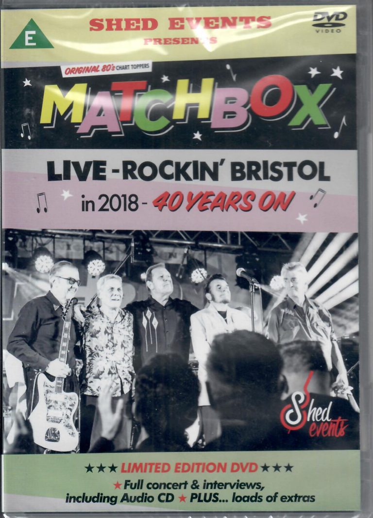 Matchbox CD+DVD Live in Bristol 2018 (40 years celebration)