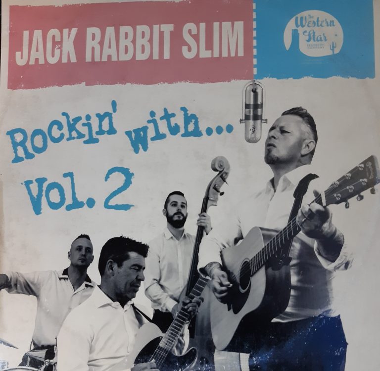 Jack Rabbit Slim 10″  Rockin’ with… Vol. 2  blue vinyl