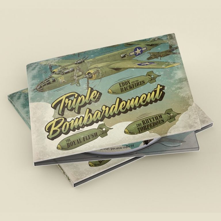 Eddy & the backfires / Royal Flush / Rhythm Torpedoes:  Rock ’n’ Roll Triple Bombardement CD – Vorbestellung