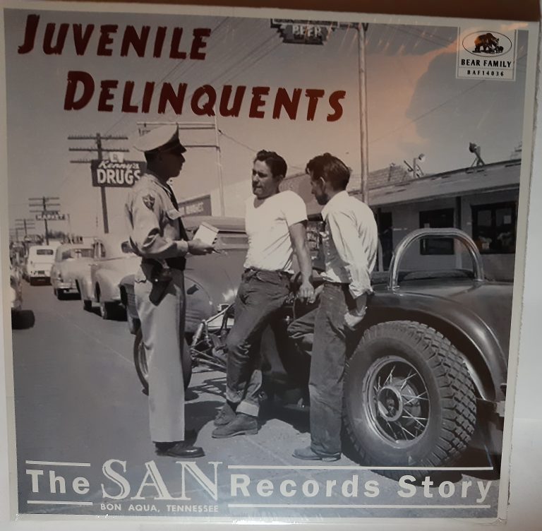 V.A. Juvenile Delinquents – The SAN Records Story 10″ LP +Booklet  Bear Family